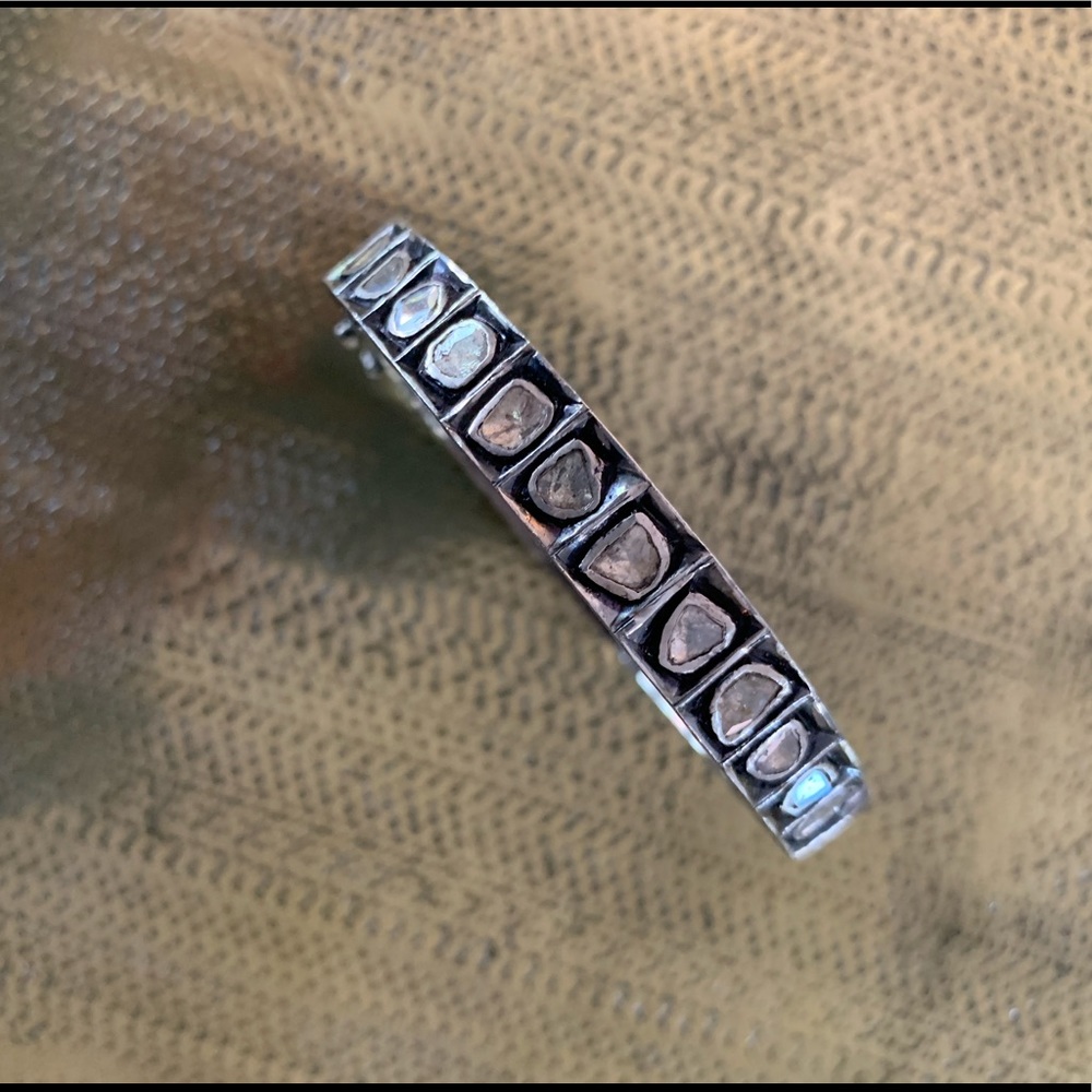 Polki Diamond Bangle from Rare Gems of India